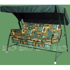 Трехместные садовые качели "ИРИС" с раскладывающейся спинкой в Екатеринбурге