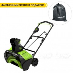 Снегоуборщик аккумуляторный GreenWorks G40ST40 (без аккумулятора и зарядного устройства) в Екатеринбурге
