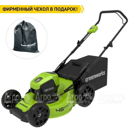 Газонокосилка аккумуляторная GreenWorks GD40LM46HP 4 Ач в Екатеринбурге