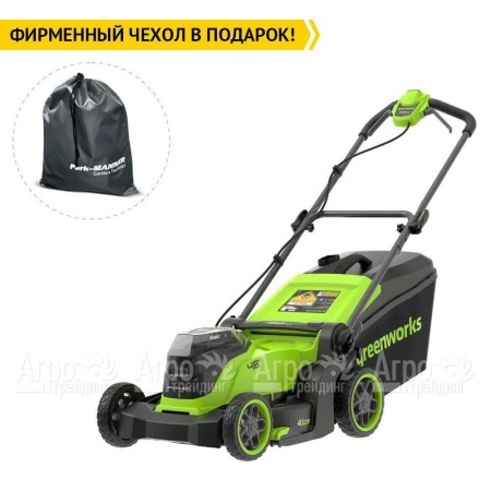 Газонокосилка аккумуляторная GreenWorks GD24X2LM411 (без аккумулятора и зарядного устройства) в Екатеринбурге
