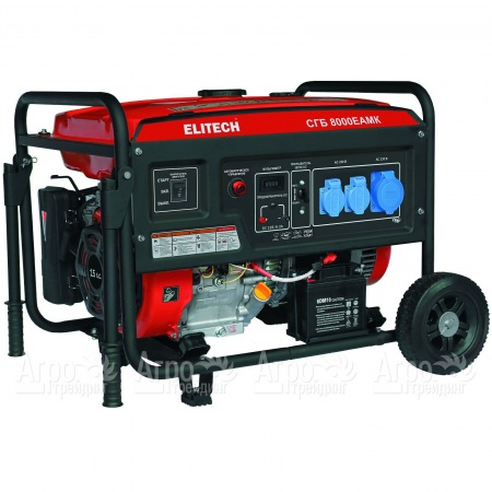 Бензогенератор Elitech СГБ 8000ЕАМК 6 кВт  в Екатеринбурге