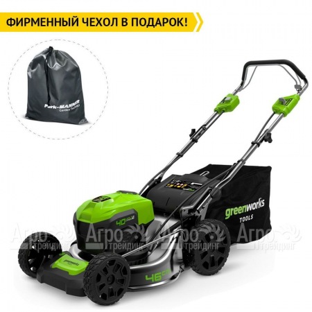 Газонокосилка аккумуляторная GreenWorks GD40LM46SP (без батареи и зарядного устройства) в Екатеринбурге