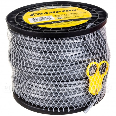 Корд триммерный Champion Platin Saw 4.0мм, 80м (зубчатый)+нож  в Екатеринбурге