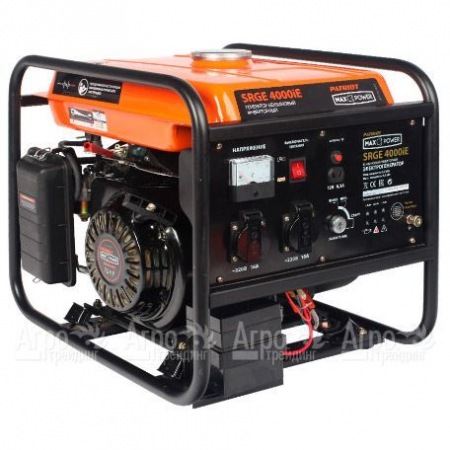Инверторный генератор Patriot MaxPower SRGE 4000iE 3.2 кВт в Екатеринбурге