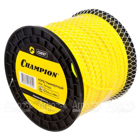 Корд триммерный Champion Star 3.0мм, 164м (звезда)+нож  в Екатеринбурге