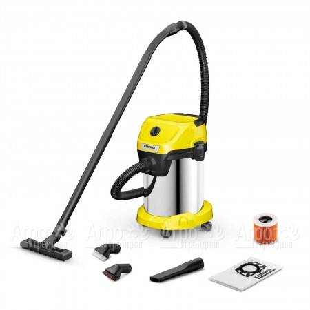 Хозяйственный пылесос Karcher WD 3 S V-19/4/20 SuctionBrushKit  в Екатеринбурге