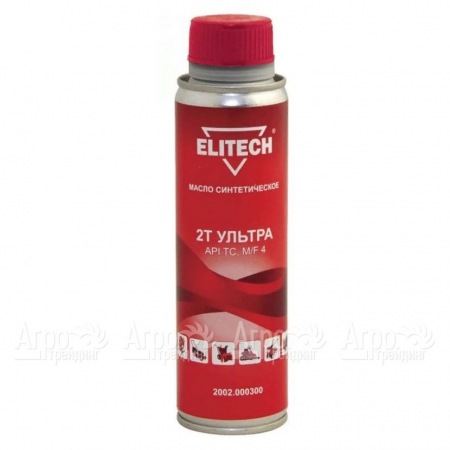 Масло синтетическое Elitech 2002.000300 API TC, M/F 4 0.2 л для 2-х тактных двигателей в Екатеринбурге