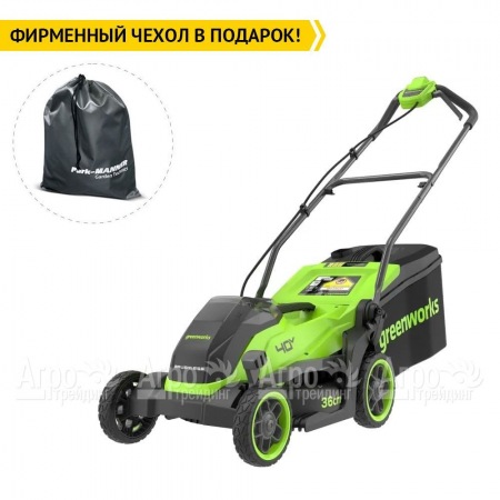 Газонокосилка аккумуляторная GreenWorks GD40LM361 4 Ач в Екатеринбурге