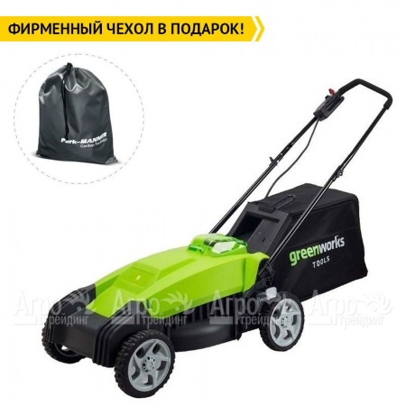 Газонокосилка аккумуляторная GreenWorks G-Max G40LM35 40V 35 см (без аккумулятора и ЗУ) в Екатеринбурге