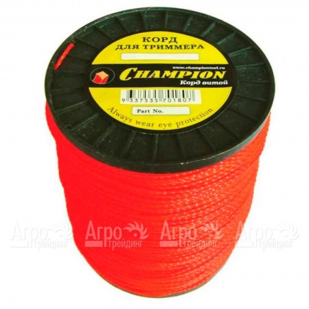 Корд триммерный Champion Twisted Square 2.4мм, 450м (витой квадрат)+нож  в Екатеринбурге