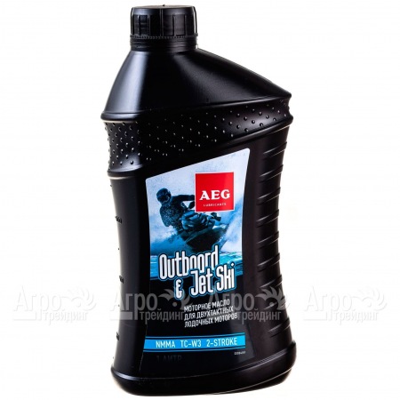 Масло AEG Outboard&amp;JetSki 2Т Oil NMMA TC-W3 1 л для 2-х тактных двигателей  в Екатеринбурге