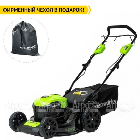 Газонокосилка аккумуляторная GreenWorks GD40LM46SP 8 Ач в Екатеринбурге