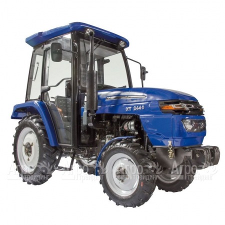 Садовый минитрактор Xingtai Синтай XT-244С с кабиной в Екатеринбурге