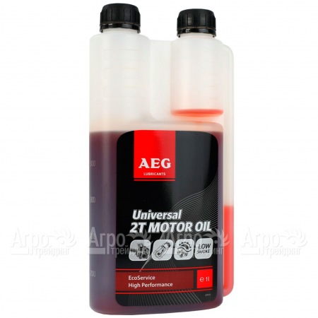 Масло минеральное Universal AEG 2T Motor Motor Oil API TC 1 л для 2-х тактных двигателей в Екатеринбурге