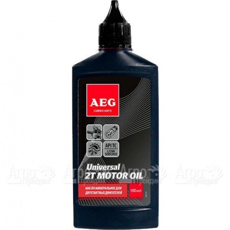 Масло AEG Semi Synthetic 2T Motor Oil API TC п/с 100 мл для 2-х тактных двигателей в Екатеринбурге