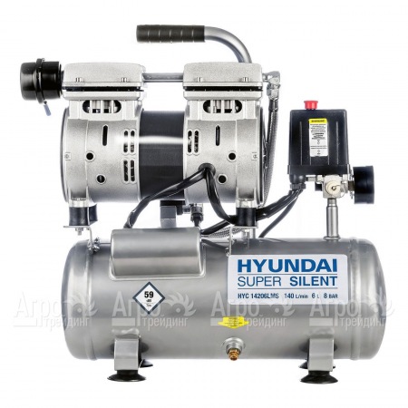 Компрессор поршневой безмасляный Hyundai HYC 14206LMS в Екатеринбурге