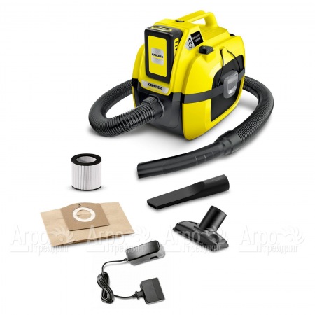 Хозяйственный пылесос Karcher WD 1 Compact Battery Set  в Екатеринбурге