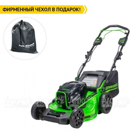 Газонокосилка аккумуляторная GreenWorks GC82HPLM51 (без аккумулятора и зарядного устройства)  в Екатеринбурге