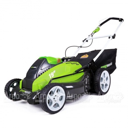 Газонокосилка аккумуляторная GreenWorks G-Max G40LM45 40V 45 см (без батареи и зарядного устройства) в Екатеринбурге