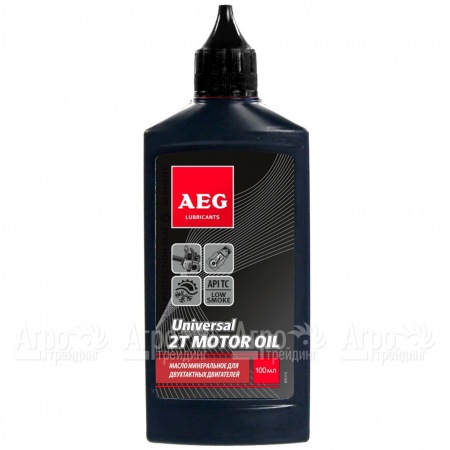 Масло минеральное AEG Universal 2T Motor Oil API TC 100 мл для 2-х тактных двигателей в Екатеринбурге