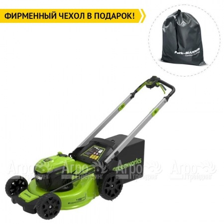 Газонокосилка аккумуляторная GreenWorks GD40LM48SP 8 Ач в Екатеринбурге