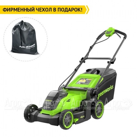 Газонокосилка аккумуляторная GreenWorks GD40LM411 4 Ач в Екатеринбурге