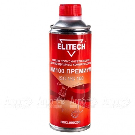 Масло полусинтетическое Elitech КМ100 2003.000200 ISO 100 0.45 л для воздушных компрессоров в Екатеринбурге