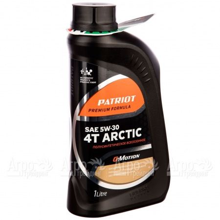 Масло полусинтетическое Patriot G-Motion SAE 5W-30 4Т Arctic 1 л для 4-х тактных двигателей  в Екатеринбурге