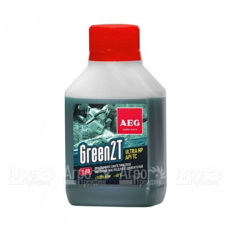 Масло синтетическое AEG Green HP 2T Motor Oil API TC 100 мл для 2-х тактных двигателей в Екатеринбурге