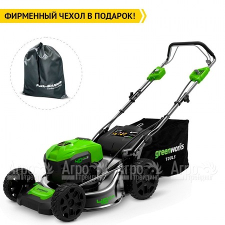 Газонокосилка аккумуляторная GreenWorks GD40LM46SPK4 в Екатеринбурге