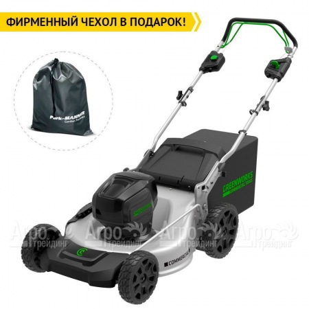 Газонокосилка аккумуляторная GreenWorks GC82LM51SPK5  в Екатеринбурге