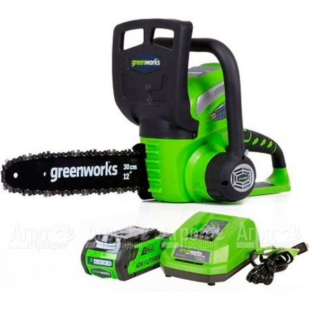 Аккумуляторная пила GreenWorks G40CS30II-12" 2 Ач в Екатеринбурге