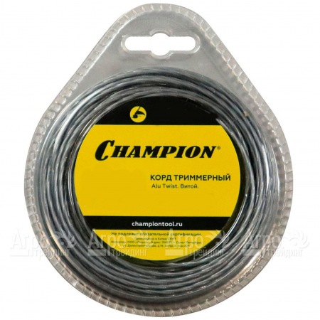 Корд триммерный Champion Alu Twist 2.4мм, 12м (витой)  в Екатеринбурге