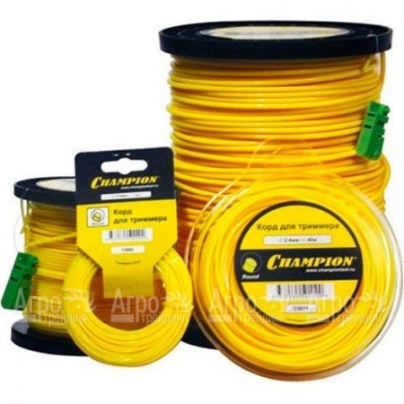 Корд триммерный Champion Round 3.0мм, 164м (круглый)+нож  в Екатеринбурге