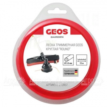Леска триммерная круглая GEOS by Al-Ko Round 3 мм, 15 м в блистере в Екатеринбурге