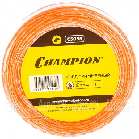 Корд триммерный Champion Square Twist Duo 2.0мм, 15м (витой квадрат) в Екатеринбурге