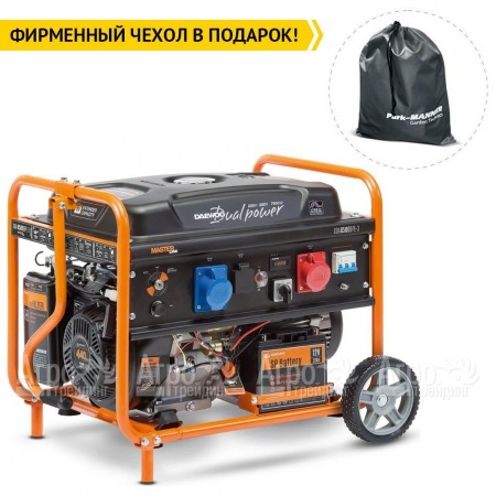 Бензогенератор Daewoo GDA 8500 DPE-3 DUAL POWER 220-380 7 кВт в Екатеринбурге