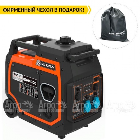 Бензогенератор инверторный Zongshen BQH 4000 E 3.6 кВт в Екатеринбурге