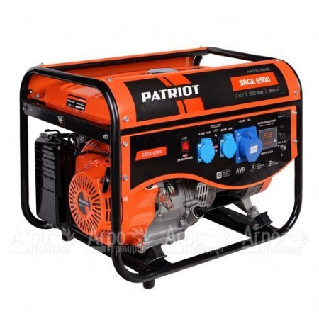 Бензогенератор Patriot Max Power SRGE-6500 5 кВт  в Екатеринбурге