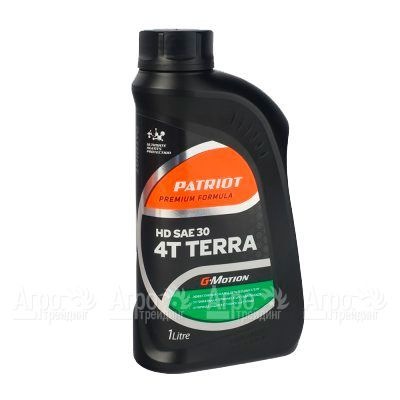 Масло минеральное Patriot G-Motion HD SAE 30 4Т Terra 1 л для 4-х тактных двигателей в Екатеринбурге