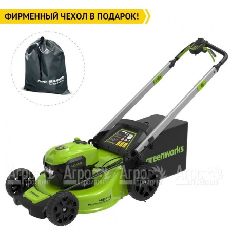 Газонокосилка аккумуляторная GreenWorks GD40LM48SP (без аккумулятора и зарядного устройства)  в Екатеринбурге