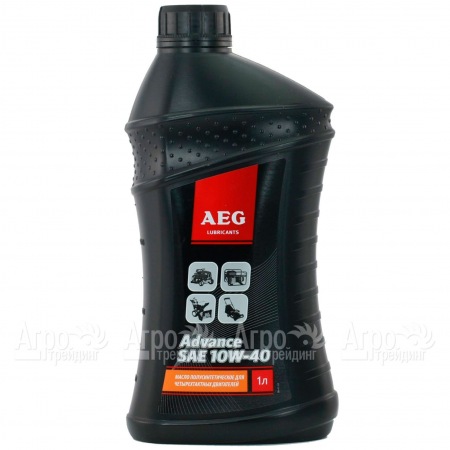 Масло п/с AEG Advance SAE 10W40 API SJCF 1 л для 4-х тактных двигателей в Екатеринбурге