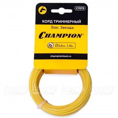 Корд триммерный Champion Star 2.0мм, 15 м (звезда) в Екатеринбурге