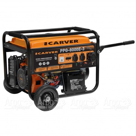 Бензогенератор Carver PPG-8000E-3 2 кВт  в Екатеринбурге