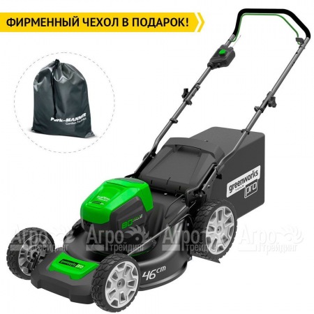 Газонокосилка аккумуляторная GreenWorks GD80LM46K4  в Екатеринбурге