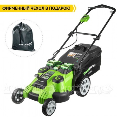 Газонокосилка аккумуляторная GreenWorks G40LM49DBK6 в Екатеринбурге