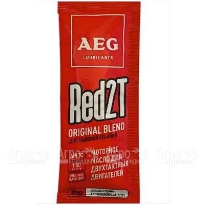 Масло минеральное AEG RED 2T Original blend API TC 20 мл для 2-х тактных двигателей в Екатеринбурге