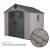 Пластиковый сарай LifeTime WoodLook 8х7.5 в Екатеринбурге