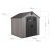 Пластиковый сарай LifeTime WoodLook 8х7.5 в Екатеринбурге