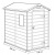 Пластиковый сарай Keter Manor 4x6 в Екатеринбурге